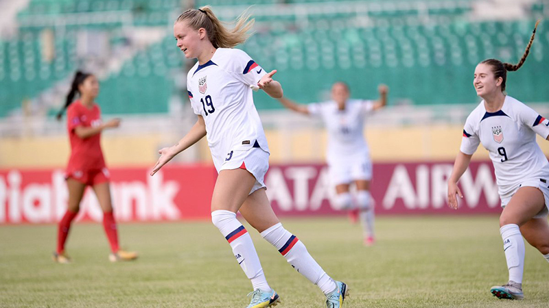 U20 WNT Continues Concacaf Domination